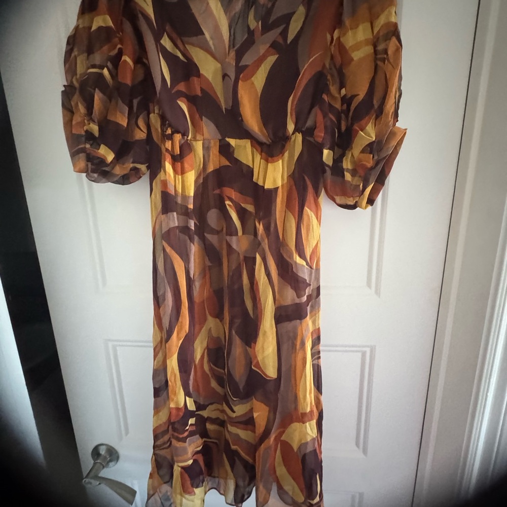 Chic Autumnal Long Sleeve Dress